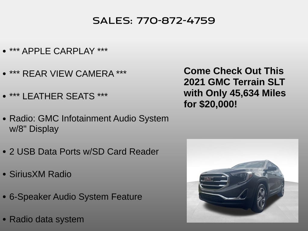 2021 GMC Terrain SLT