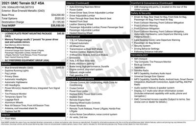 2021 GMC Terrain SLT