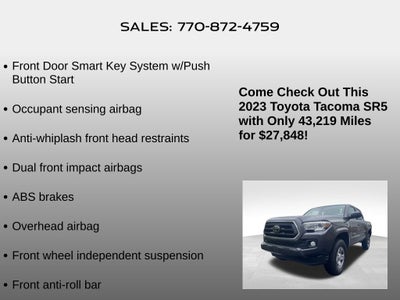 2023 Toyota Tacoma SR5