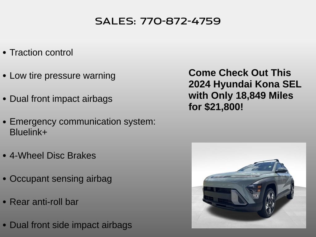 2024 Hyundai Kona SEL