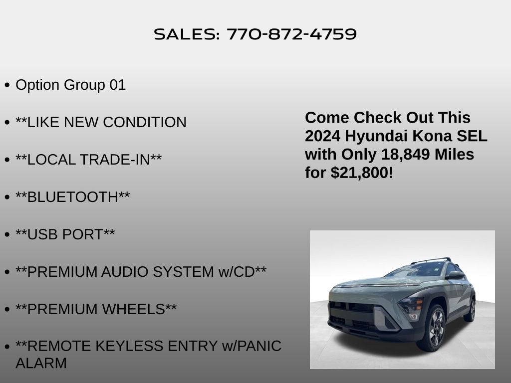 2024 Hyundai Kona SEL