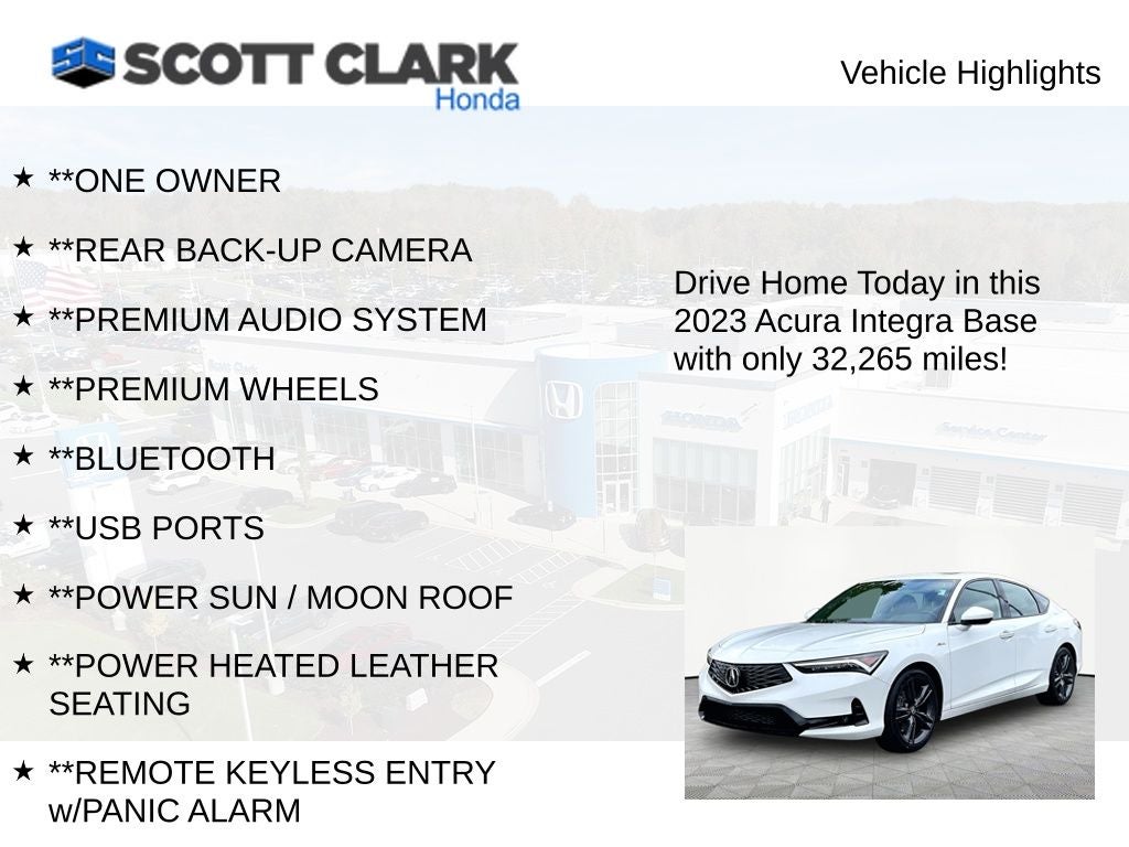 2023 Acura Integra w/A-Spec Package