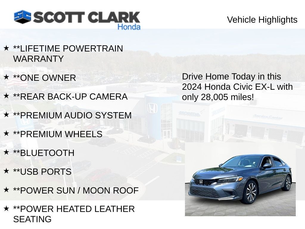 2024 Honda Civic EX-L