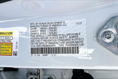 2022 Honda Civic Sport Touring