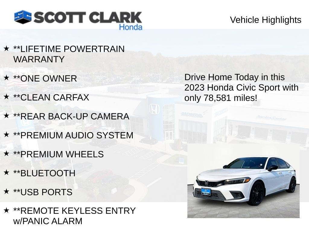 2023 Honda Civic Sport