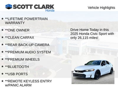 2025 Honda Civic Sport