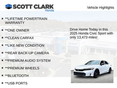 2025 Honda Civic Sport