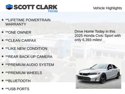 2025 Honda Civic Sport