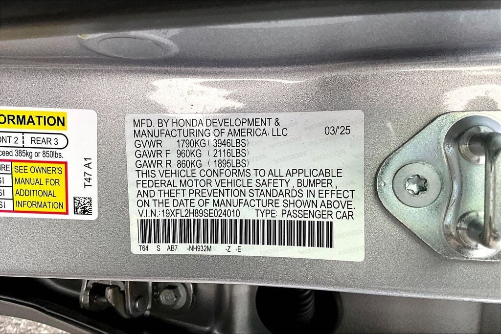 2025 Honda Civic Sport