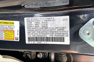 2025 Honda Civic Sport