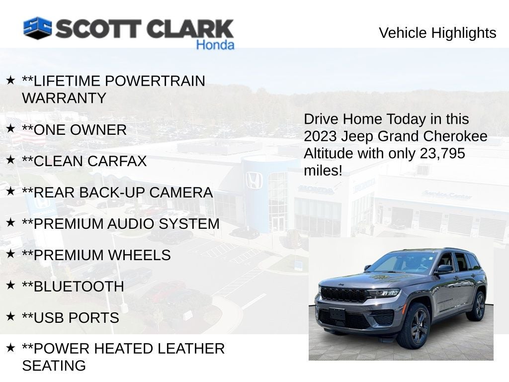 2023 Jeep Grand Cherokee Altitude