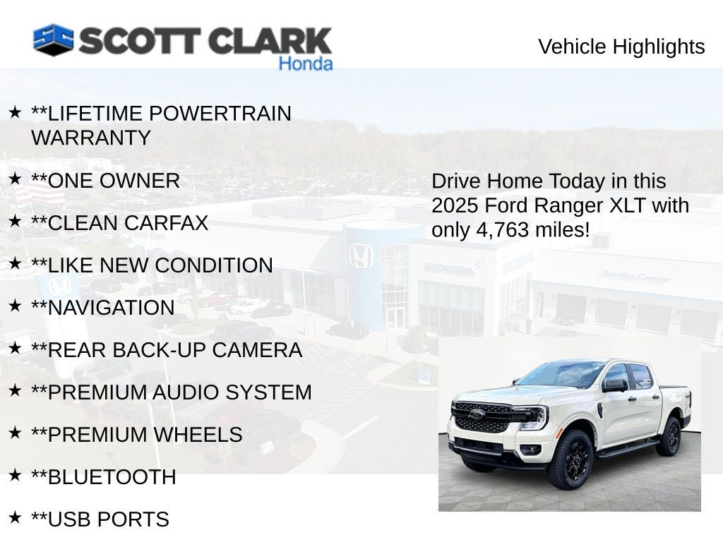 2025 Ford Ranger XLT