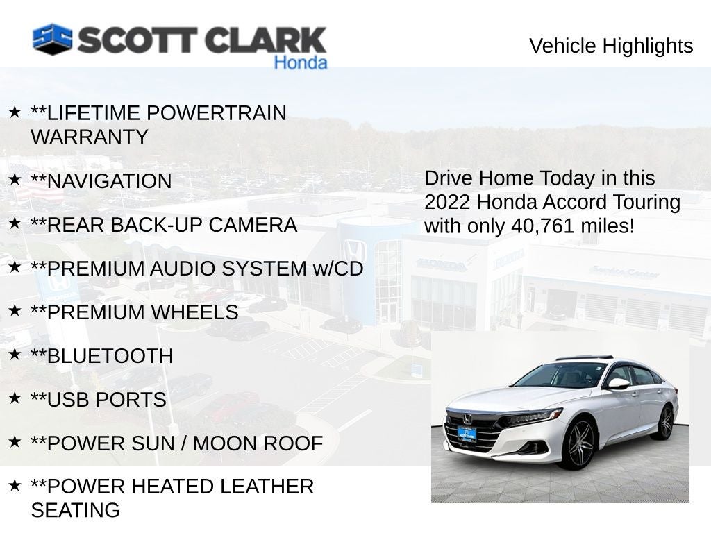 2022 Honda Accord Touring