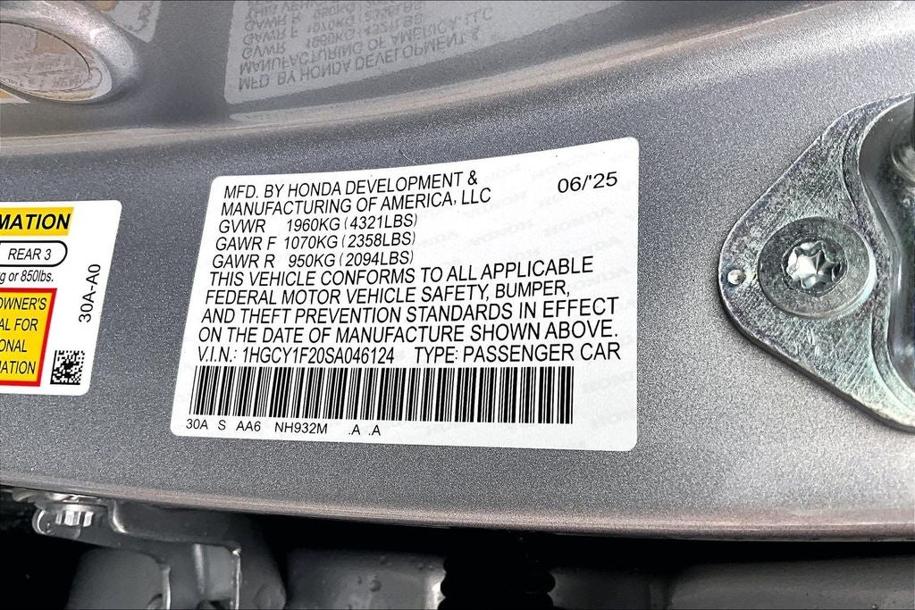 2025 Honda Accord LX