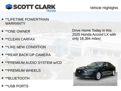 2025 Honda Accord LX