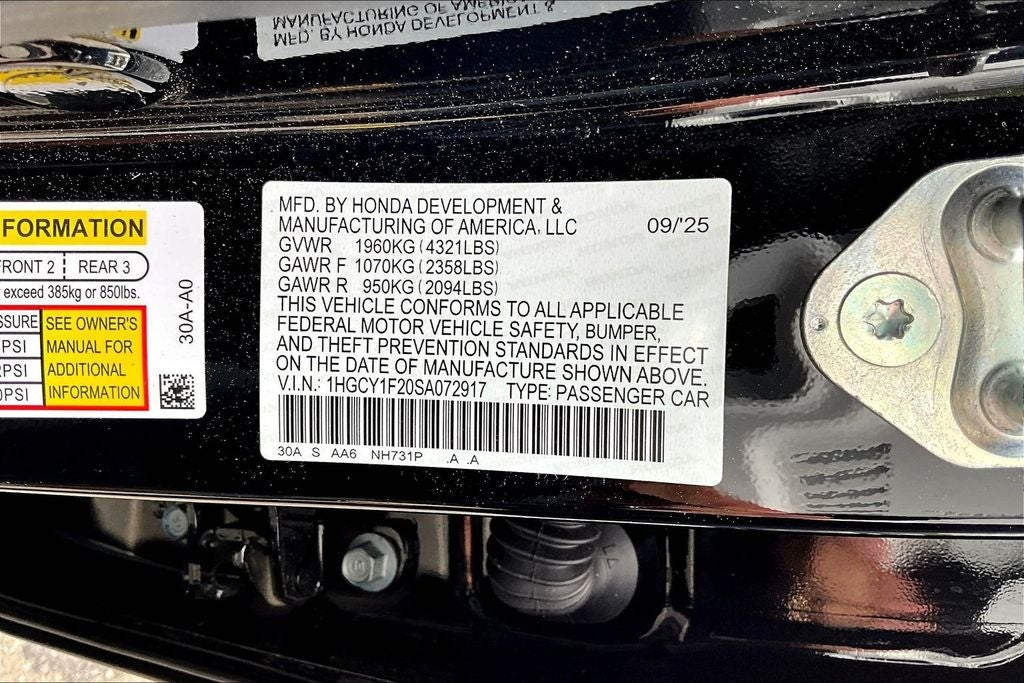 2025 Honda Accord LX