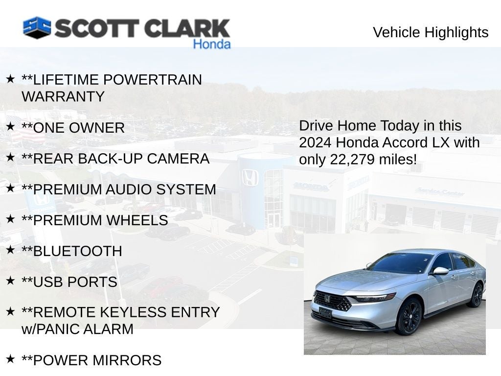 2024 Honda Accord LX