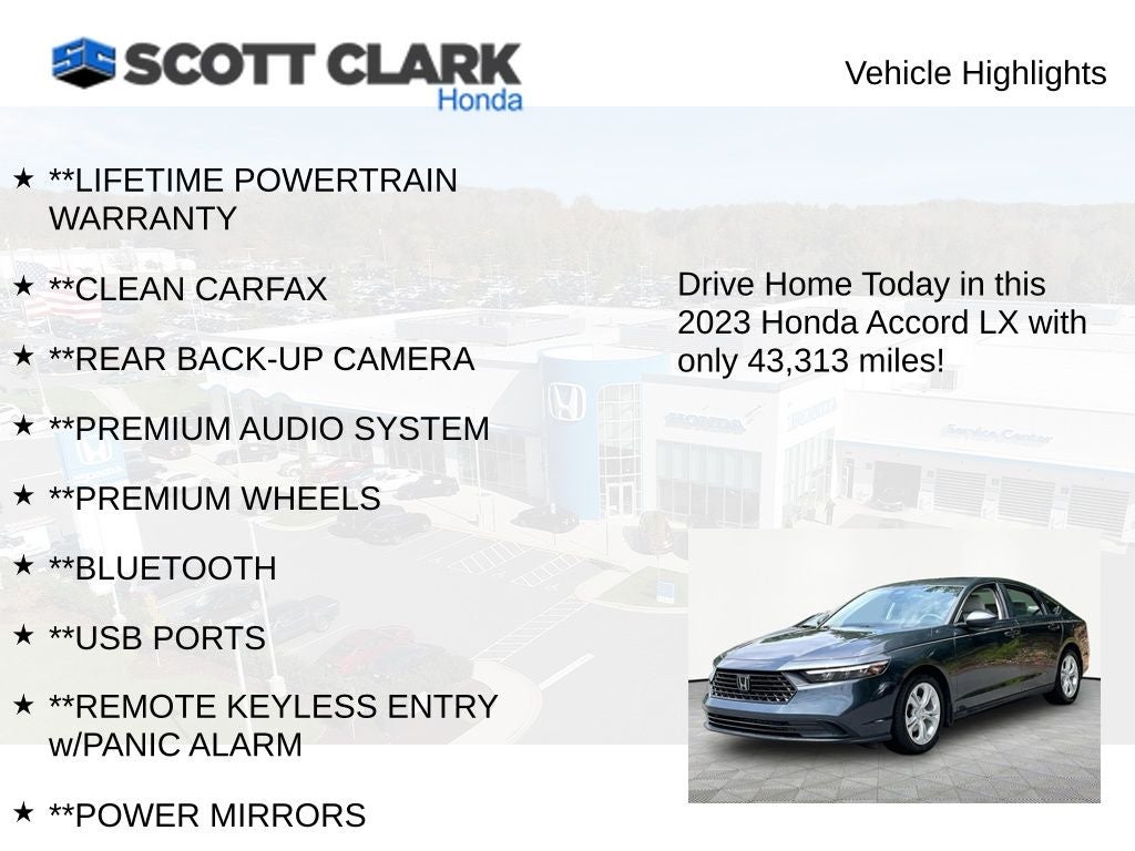 2023 Honda Accord LX
