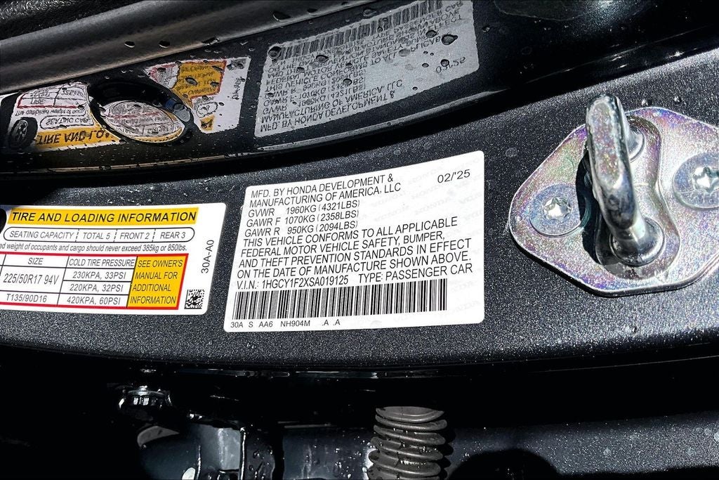 2025 Honda Accord LX