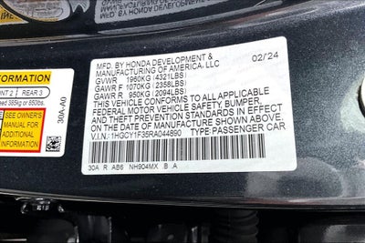 2024 Honda Accord EX