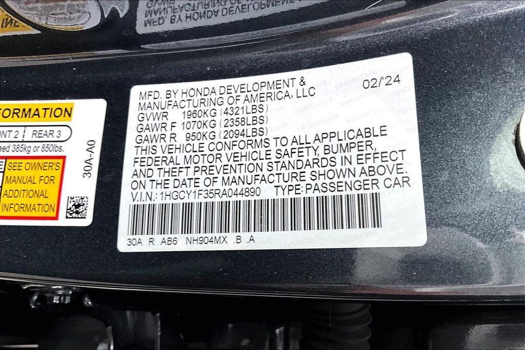 2024 Honda Accord EX