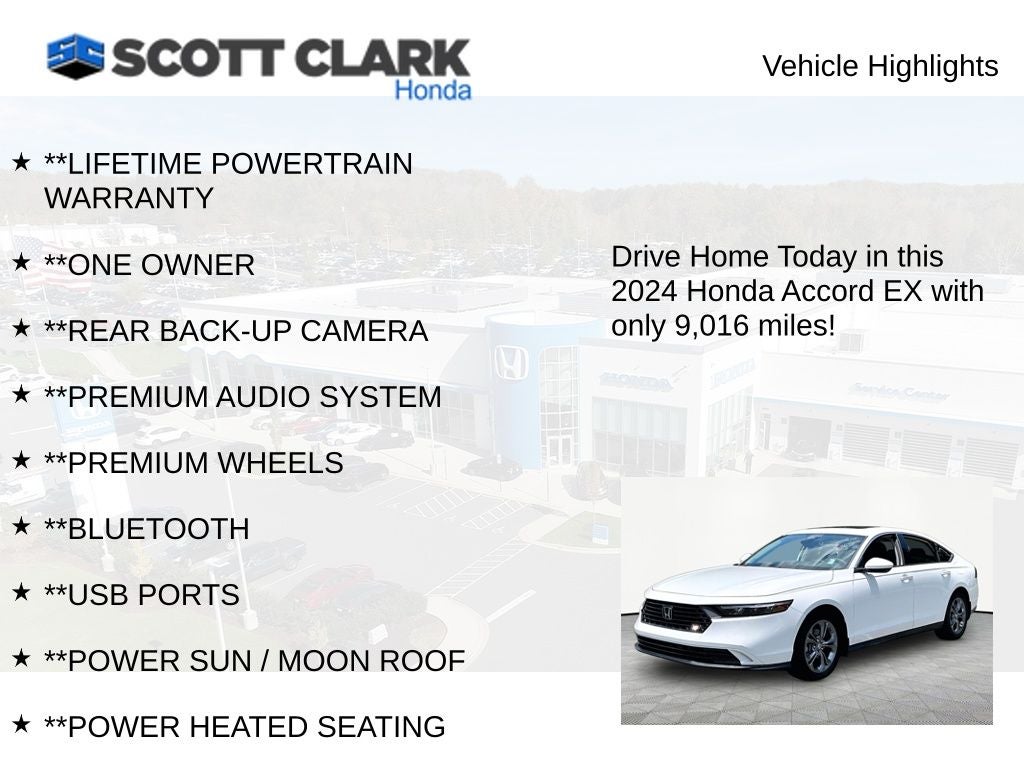 2024 Honda Accord EX