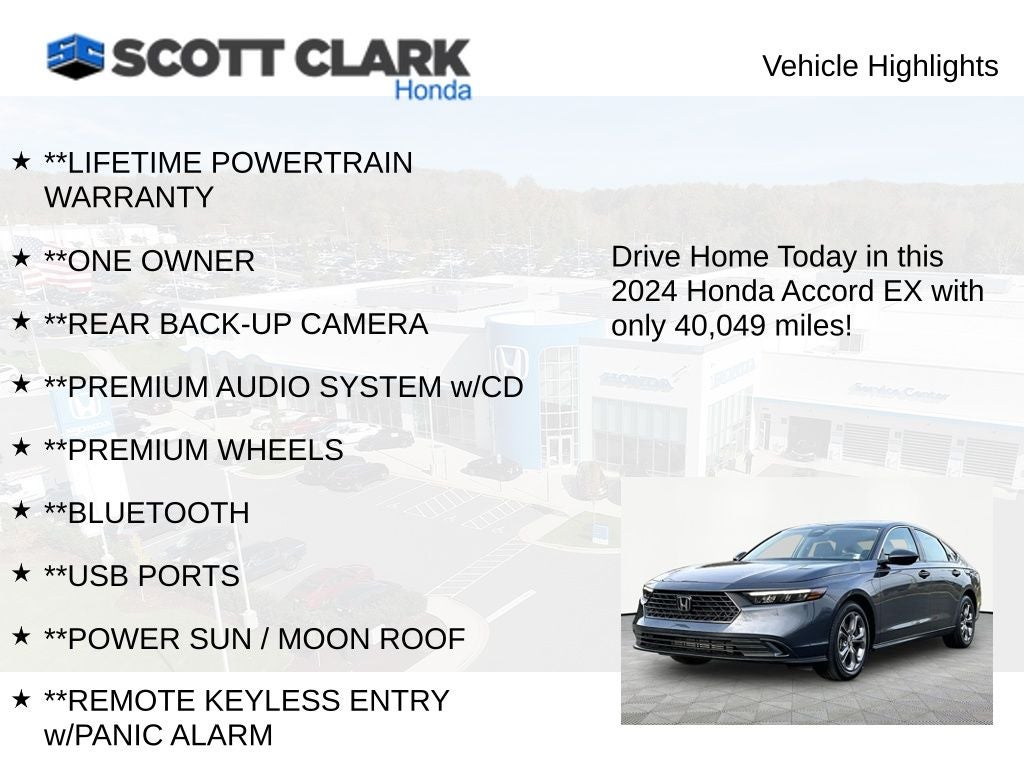 2024 Honda Accord EX