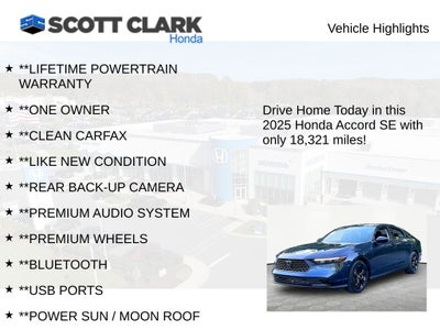 2025 Honda Accord SE