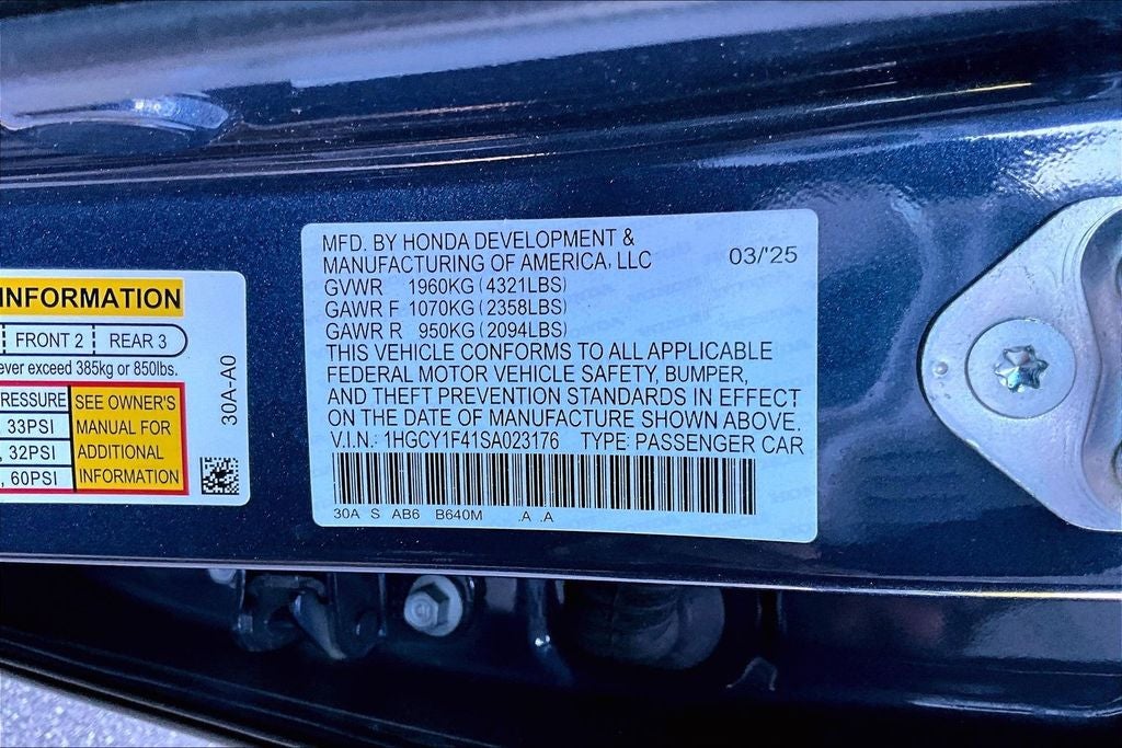 2025 Honda Accord SE