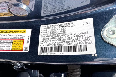 2025 Honda Accord SE