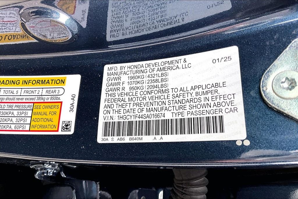 2025 Honda Accord SE