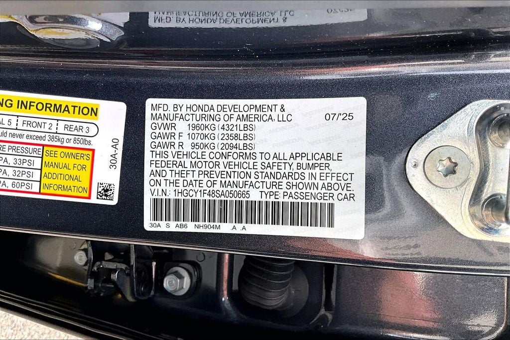 2025 Honda Accord SE