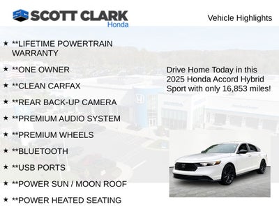 2025 Honda Accord Hybrid Sport