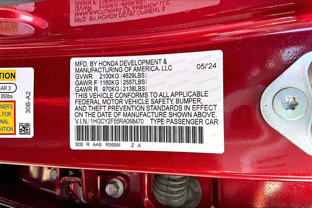 2024 Honda Accord Hybrid Sport