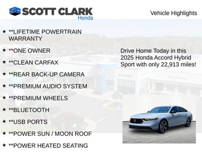 2025 Honda Accord Hybrid Sport