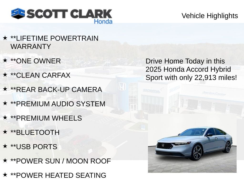 2025 Honda Accord Hybrid Sport