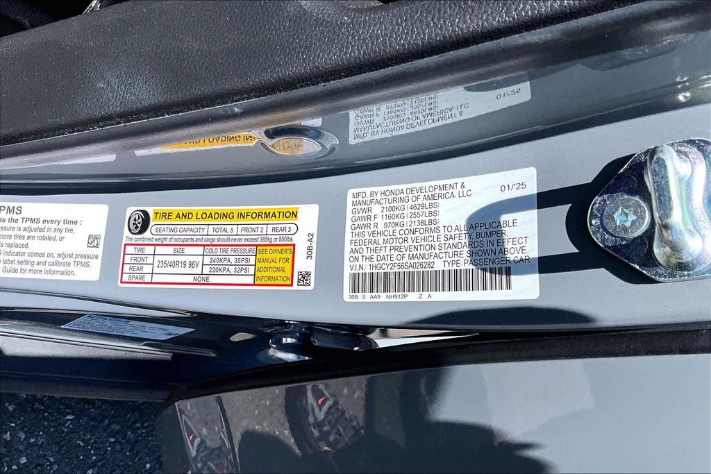 2025 Honda Accord Hybrid Sport