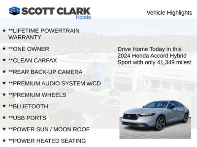 2024 Honda Accord Hybrid Sport