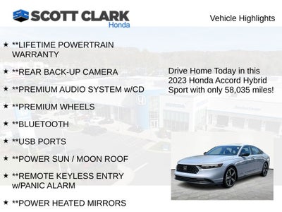 2023 Honda Accord Hybrid Sport