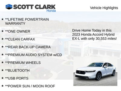 2023 Honda Accord Hybrid EX-L