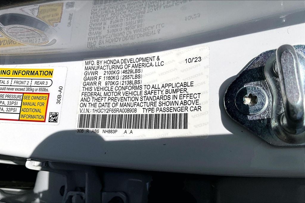 2024 Honda Accord Hybrid EX-L