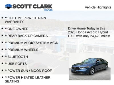 2023 Honda Accord Hybrid EX-L