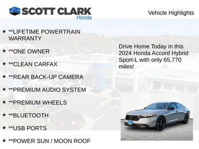 2024 Honda Accord Hybrid Sport-L