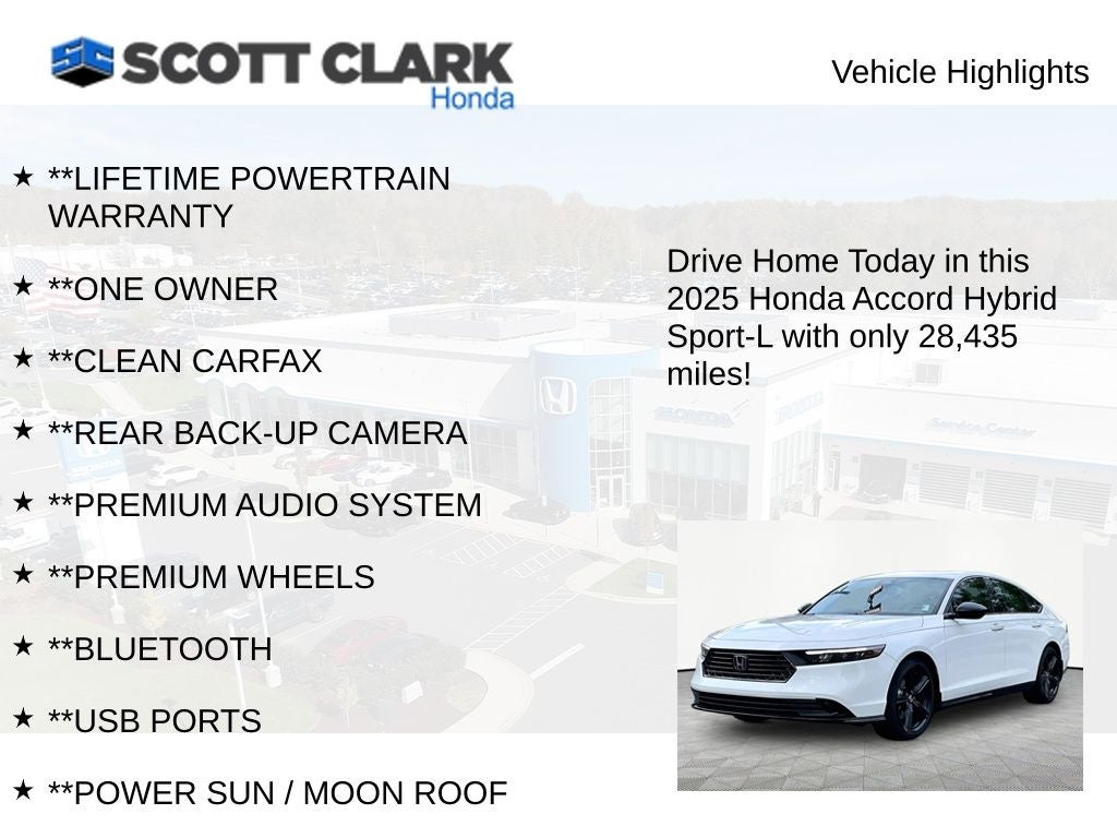 2025 Honda Accord Hybrid Sport-L