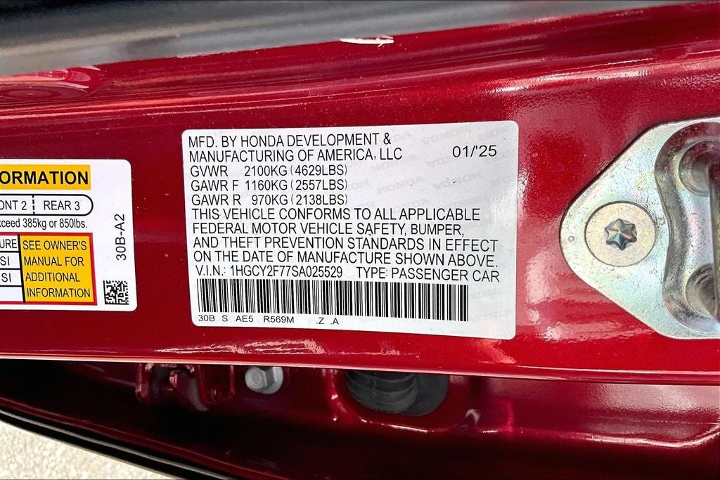 2025 Honda Accord Hybrid Sport-L