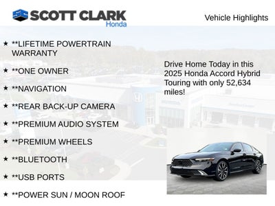 2025 Honda Accord Hybrid Touring