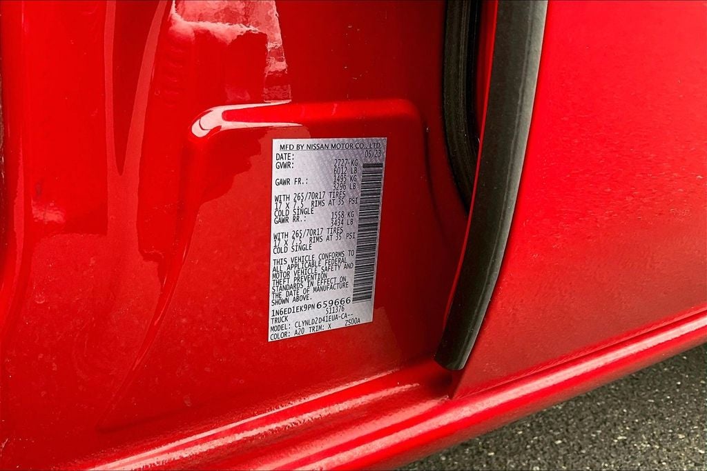 2023 Nissan Frontier PRO-4X