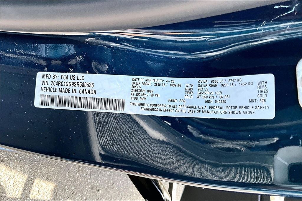 2025 Chrysler Pacifica Limited