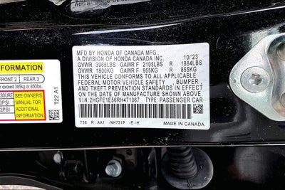 2024 Honda Civic Si Manual
