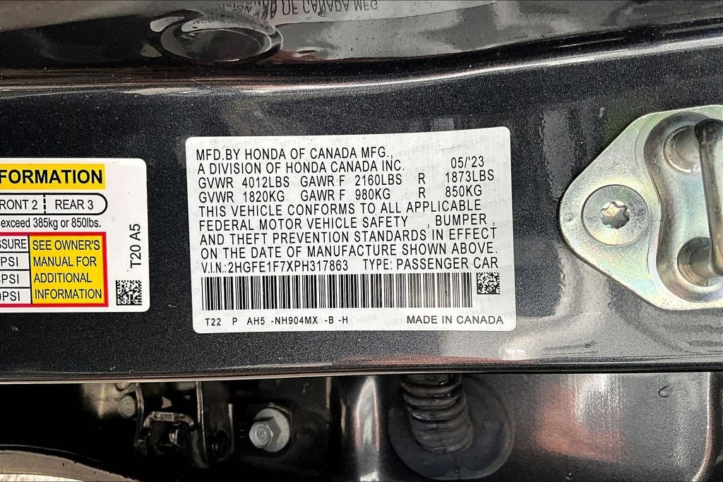 2023 Honda Civic EX